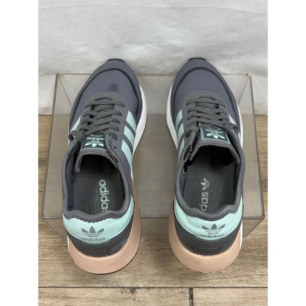 Adidas‎ N-5923 Gray Mint Green Peach Casual Sneakers Shoes Women's US 10
